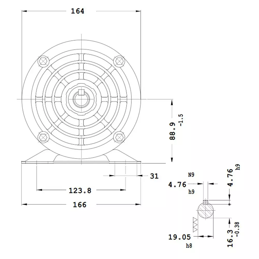 Motor Trifásico IP21 3,0 Cavalos/2 Pólos Weg